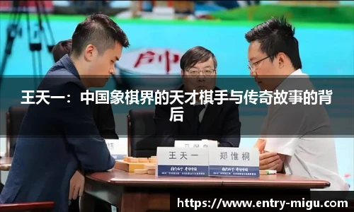 王天一：中国象棋界的天才棋手与传奇故事的背后