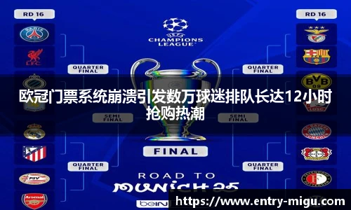 欧冠门票系统崩溃引发数万球迷排队长达12小时抢购热潮