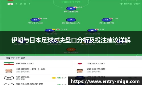 伊朗与日本足球对决盘口分析及投注建议详解